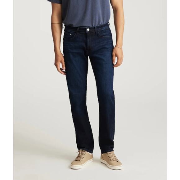 MAVI Marcus Slim Straight Leg Jeans Deep Brushed Feather Blue Men's 32/32 - Picture 8 of 9